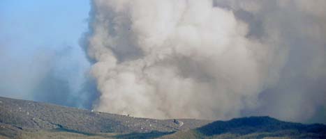 Vulkanen Lokon har fått ett utbrott. Foto: Grace Wakary/Scanpix